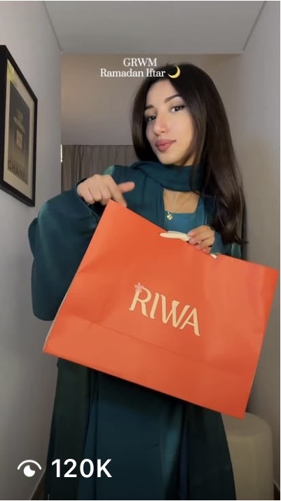 Organic content with 120K views